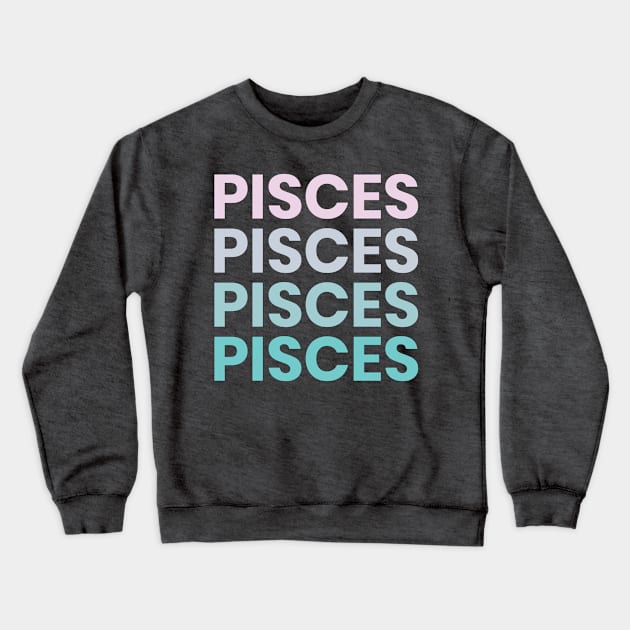 Pisces Crewneck Sweatshirt by gnomeapple